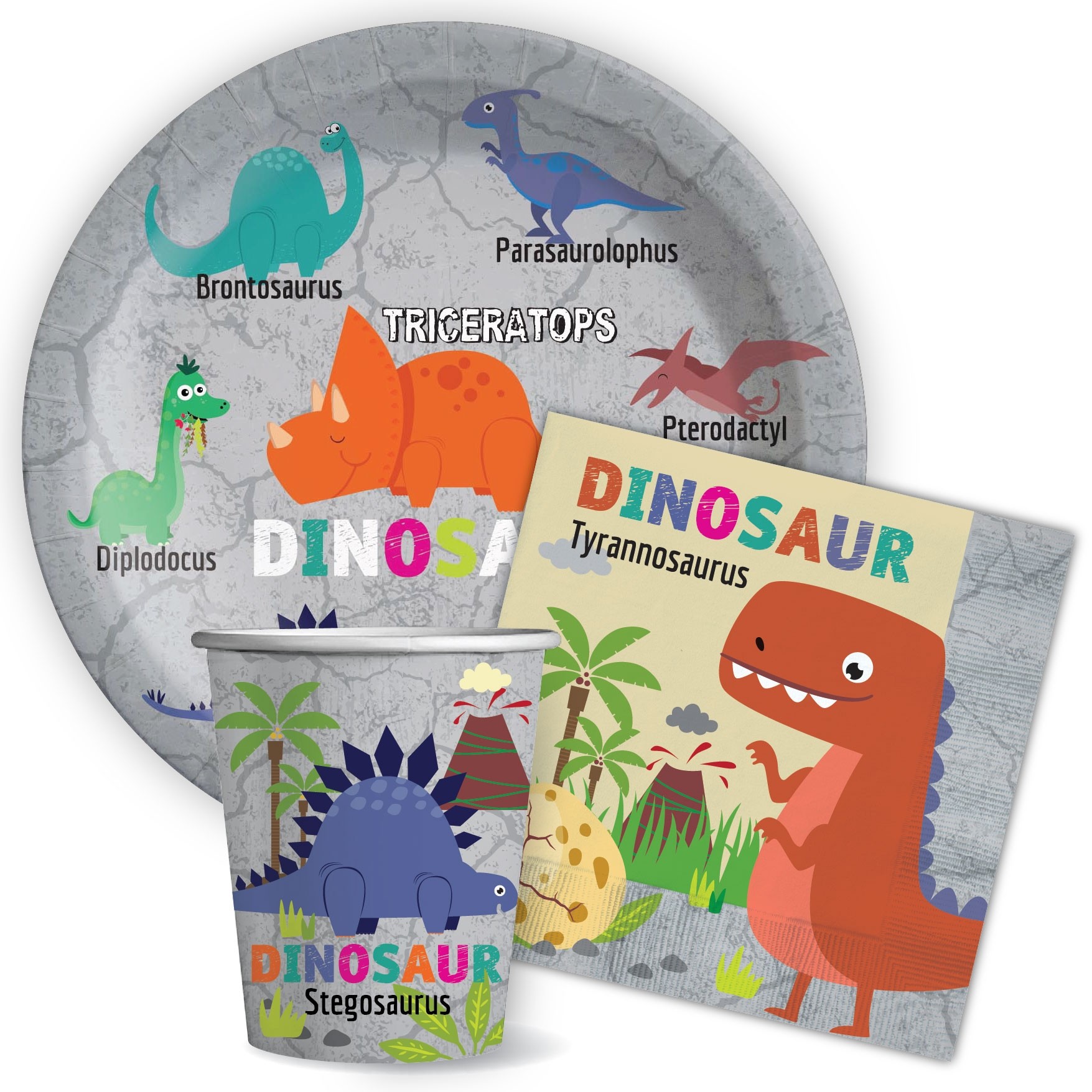 Dinosaur - Paper Cups